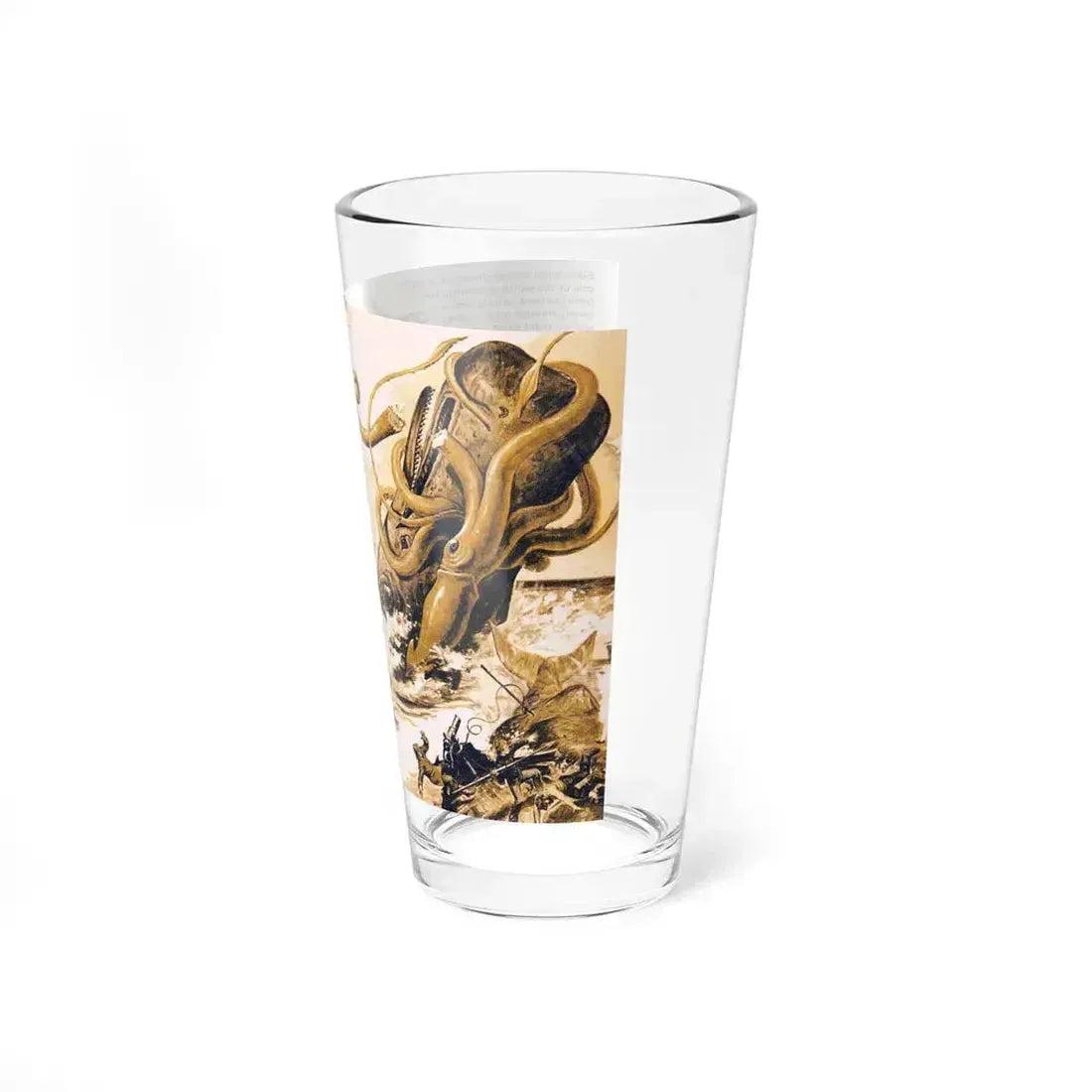 Death Run of the Lonely Giant, Adam magazine, July 1976 - Pint Glass 16oz - Go Mug Yourself