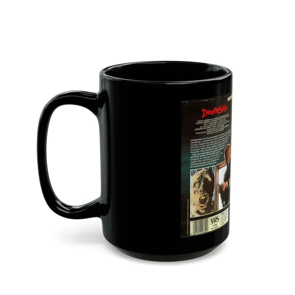 DEATH SHIP (VHS COVER) - Black Coffee Mug - Go Mug Yourself