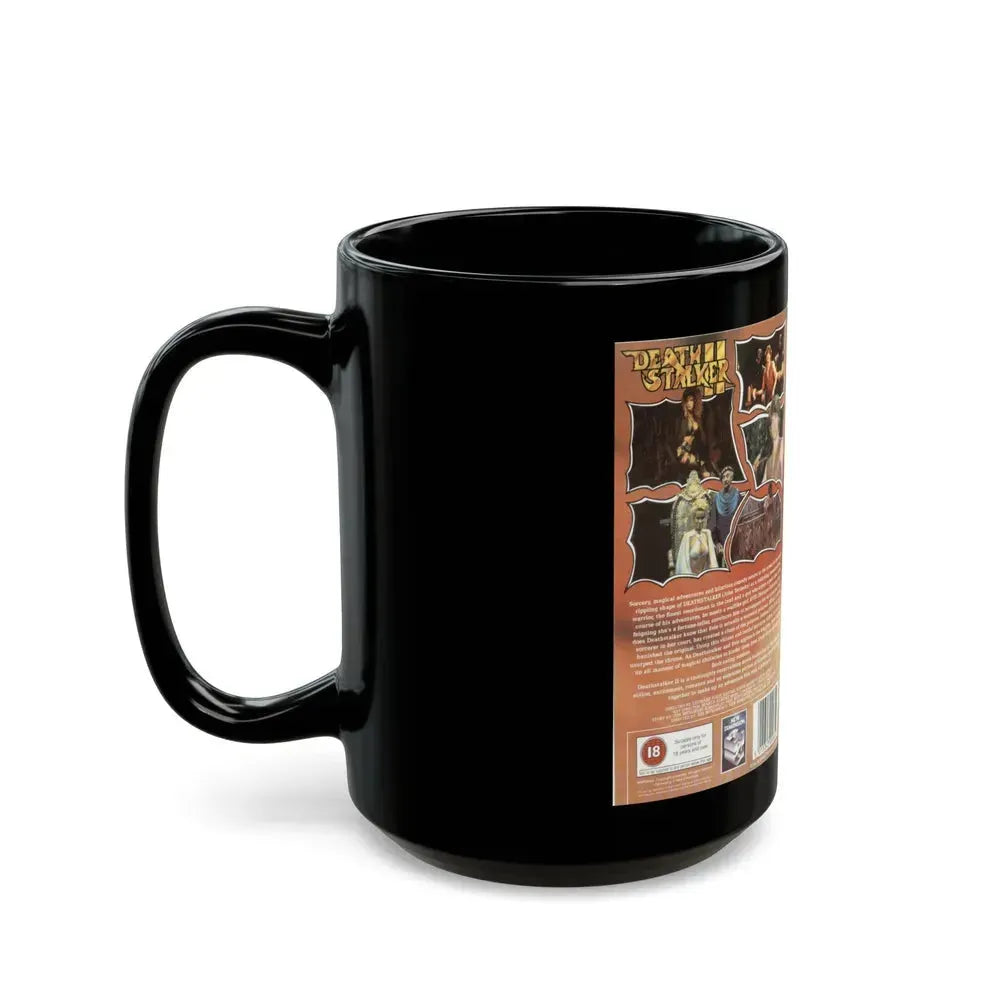 DEATH STALKER 2 (VHS COVER) - Black Coffee Mug - Go Mug Yourself