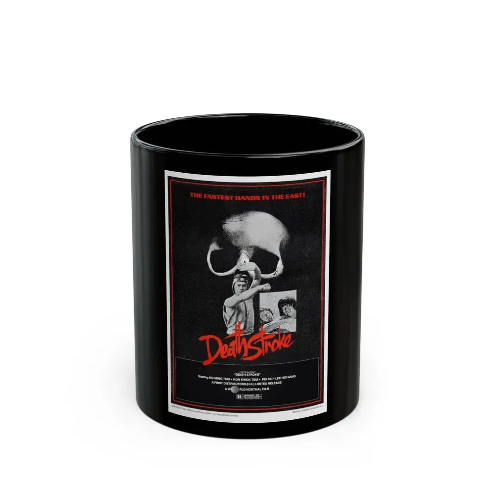 DEATH STROKE 1981 Movie Poster - Black Coffee Mug 11oz - Go Mug Yourself