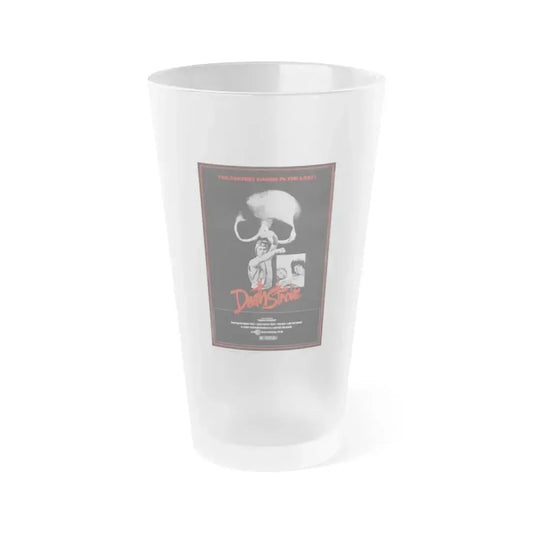DEATH STROKE 1981 Movie Poster - Frosted Pint Glass 16oz 16oz Frosted - Go Mug Yourself