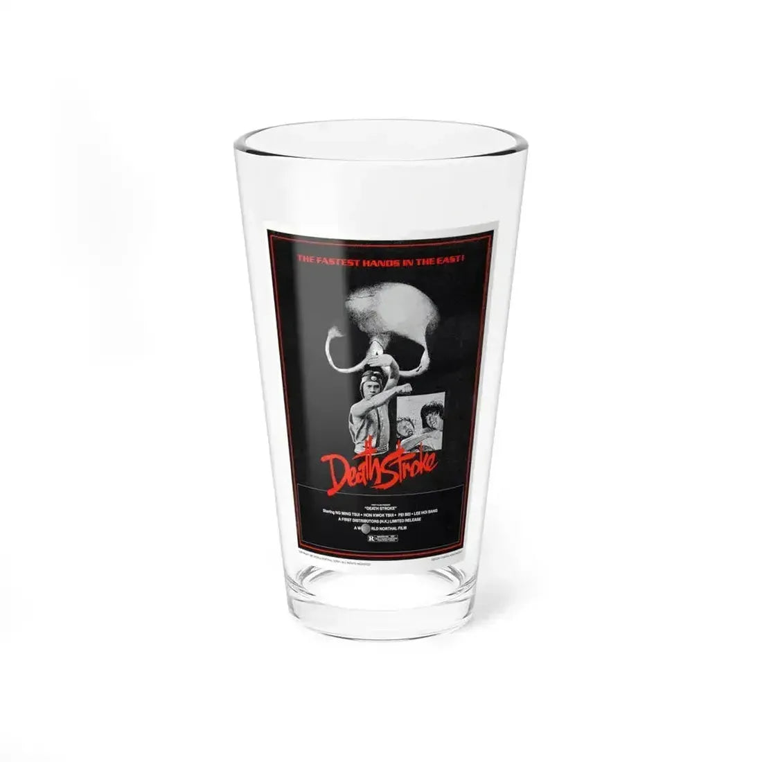 DEATH STROKE 1981 Movie Poster - Pint Glass 16oz 16oz - Go Mug Yourself