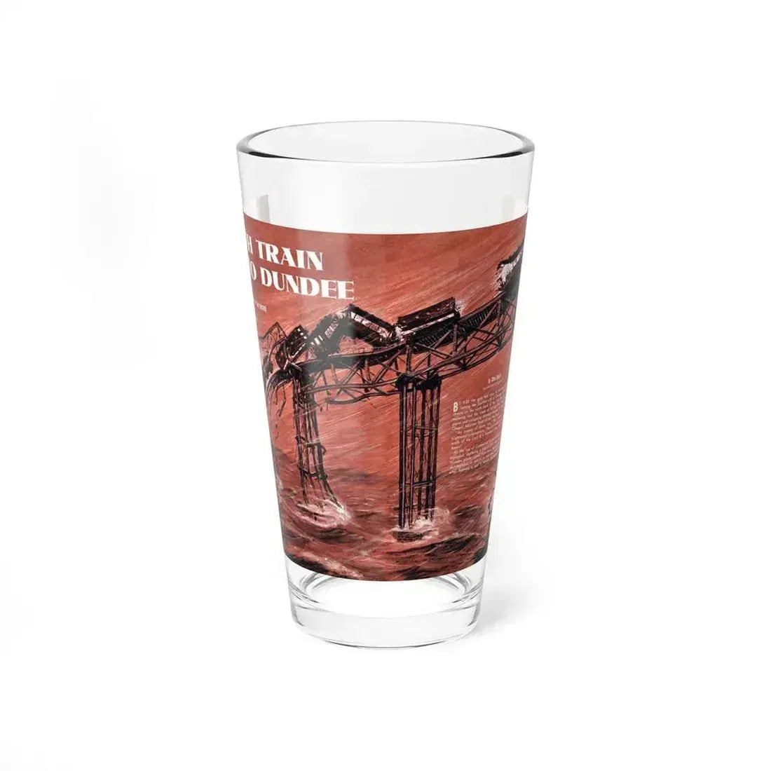 Death Train to Dundee, Stag magazine, November 1957 - Pint Glass 16oz 16oz - Go Mug Yourself