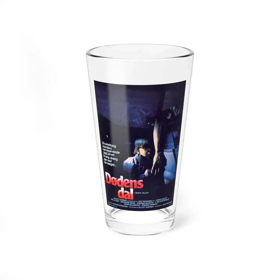 DEATH VALLEY (DANISH) 1982 Movie Poster - Pint Glass 16oz 16oz - Go Mug Yourself