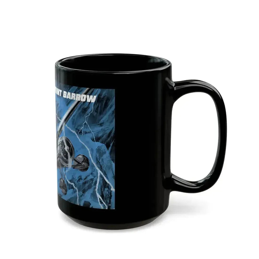 Death Waits at Point Barrow, Man's Magazine, November 1959 - Black Coffee Mug - Go Mug Yourself
