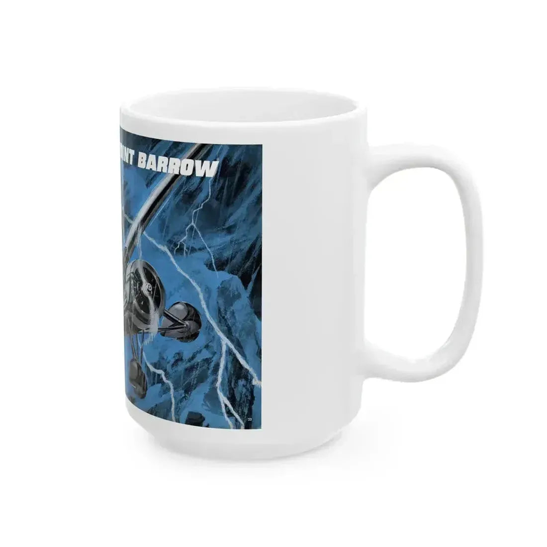Death Waits at Point Barrow, Man's Magazine, November 1959 - White Coffee Mug - Go Mug Yourself