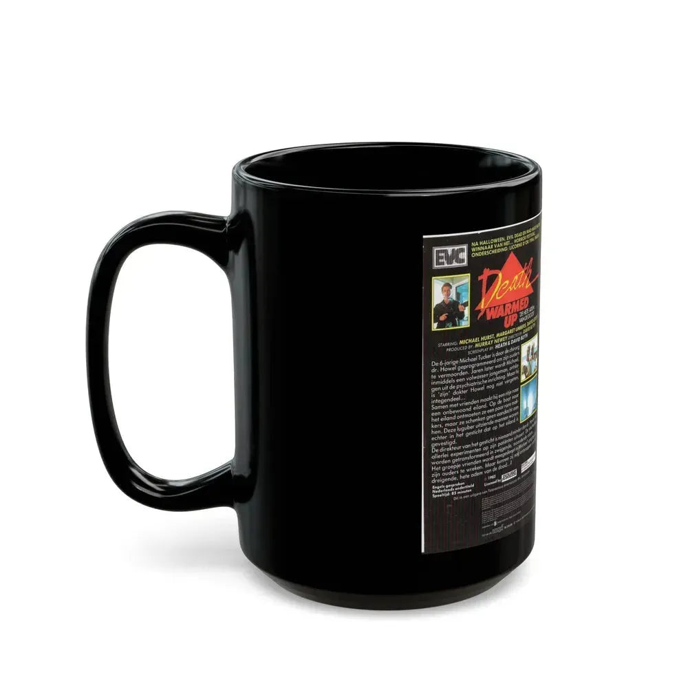 DEATH WARMED UP MICHAEL HURST (VHS COVER) - Black Coffee Mug - Go Mug Yourself