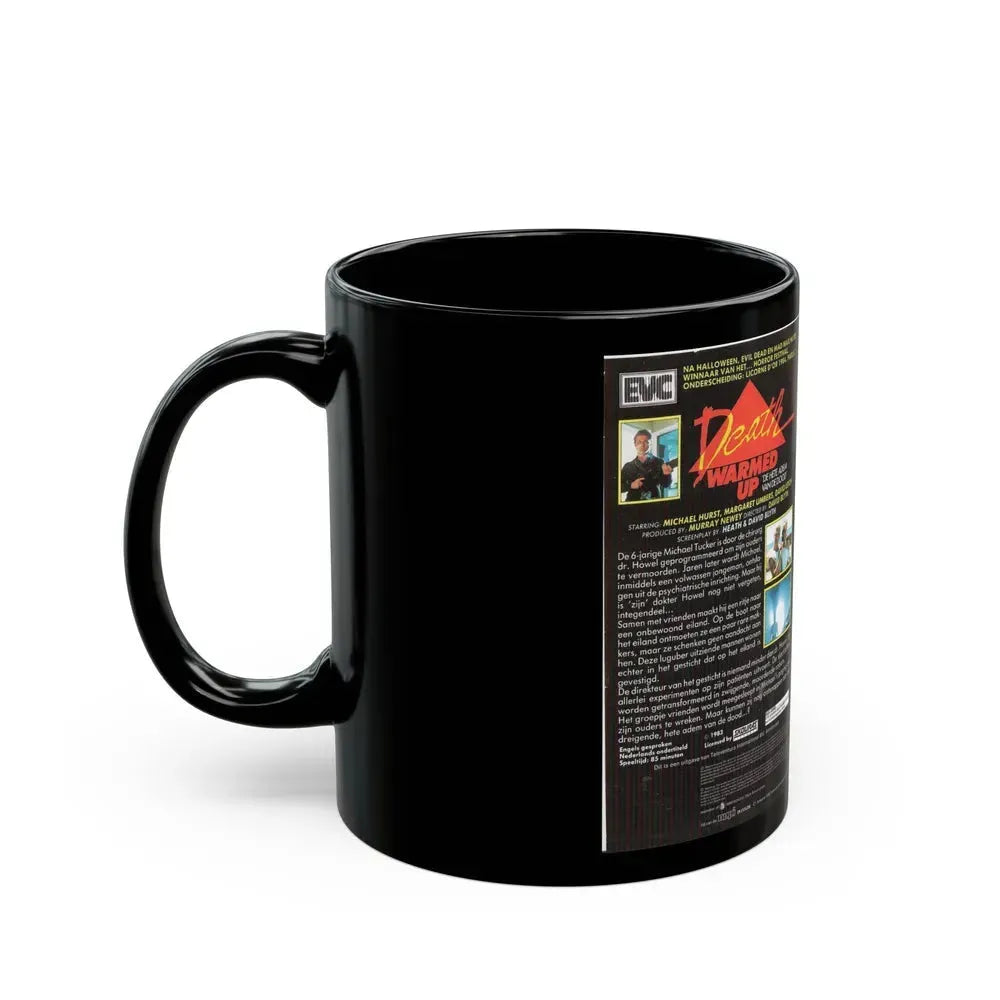 DEATH WARMED UP MICHAEL HURST (VHS COVER) - Black Coffee Mug - Go Mug Yourself