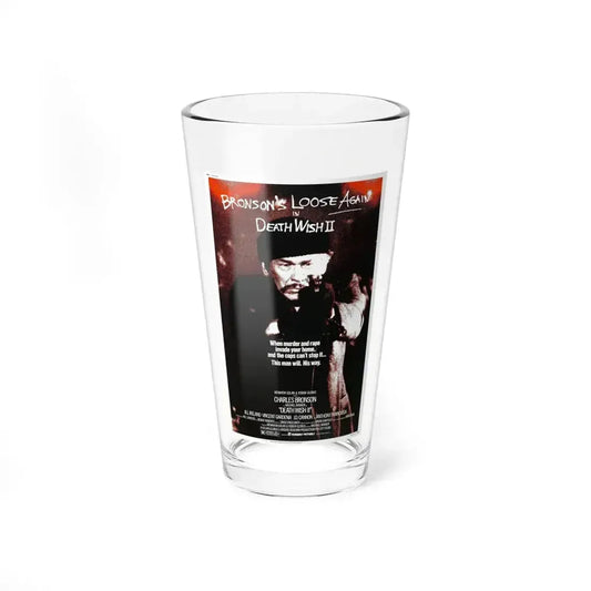 DEATH WISH II 1982 Movie Poster - Pint Glass 16oz 16oz - Go Mug Yourself