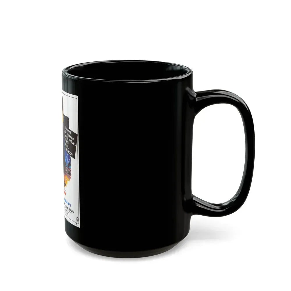 DEATH WISH II (FRENCH) 1982 Movie Poster - Black Coffee Mug - Go Mug Yourself