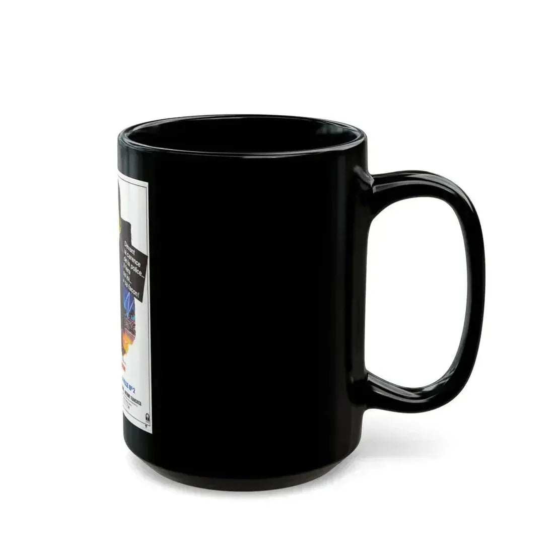 DEATH WISH II (FRENCH) 1982 Movie Poster - Black Coffee Mug - Go Mug Yourself