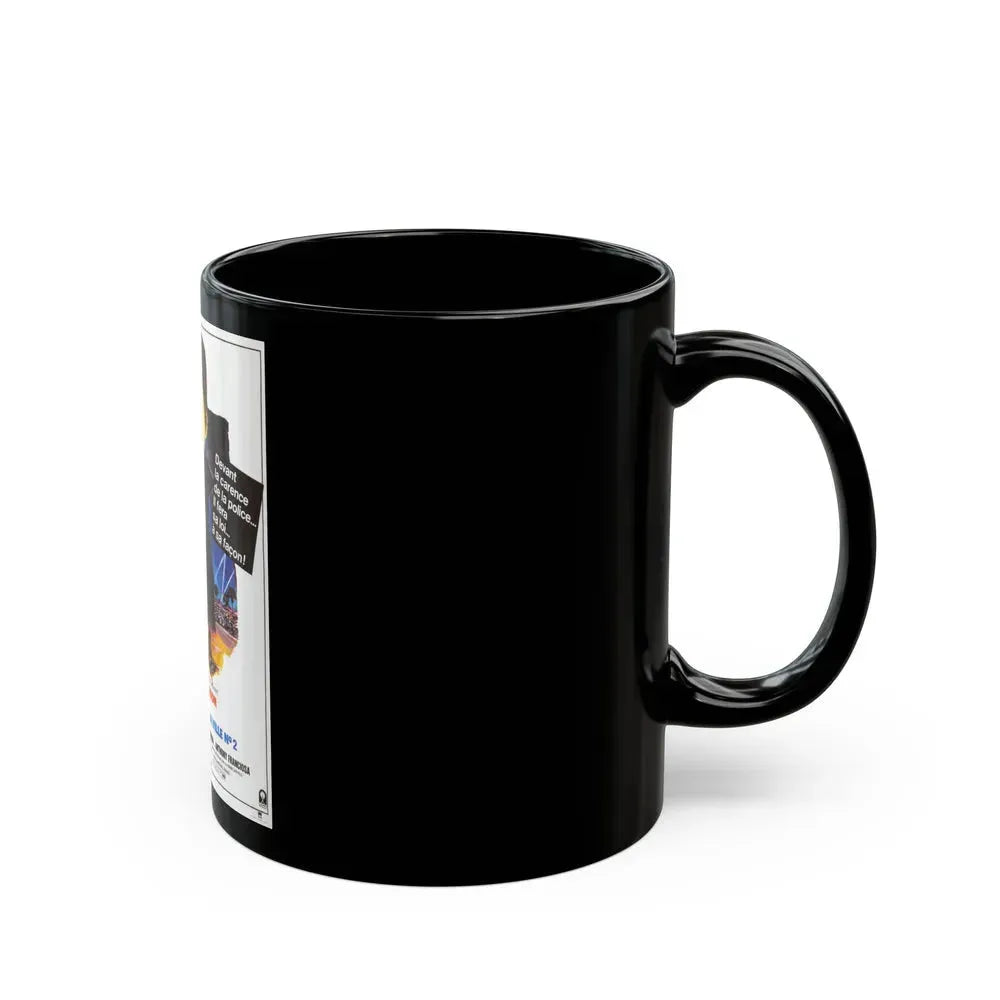 DEATH WISH II (FRENCH) 1982 Movie Poster - Black Coffee Mug - Go Mug Yourself