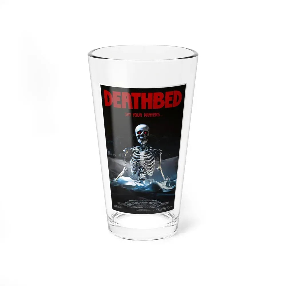 DEATHBED 1977 Movie Poster - Pint Glass 16oz 16oz - Go Mug Yourself
