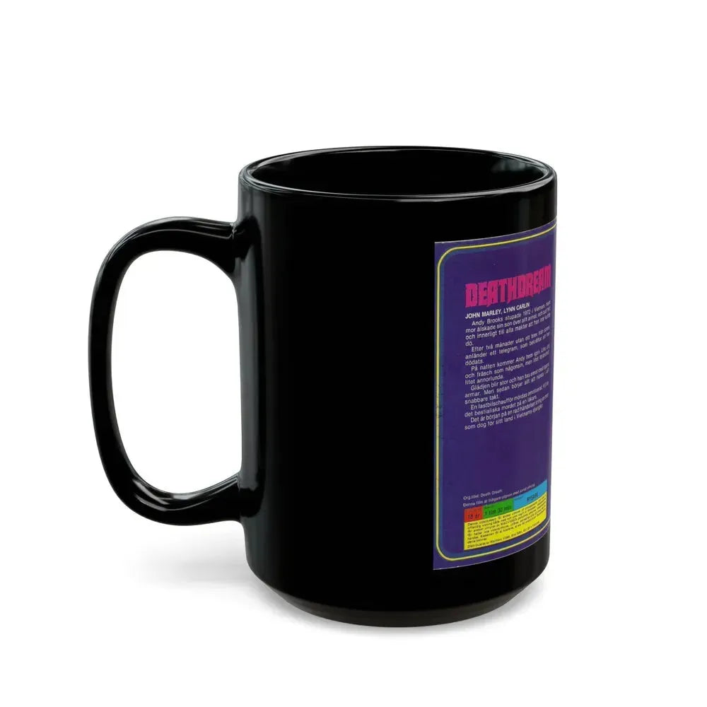 DEATHDREAM MAC VIDEO (VHS COVER) - Black Coffee Mug - Go Mug Yourself