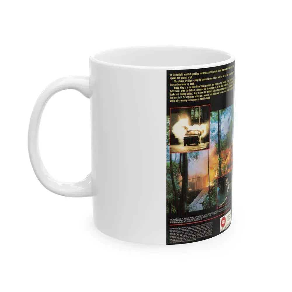 DEATHLINE (VHS COVER) - White Coffee Mug - Go Mug Yourself