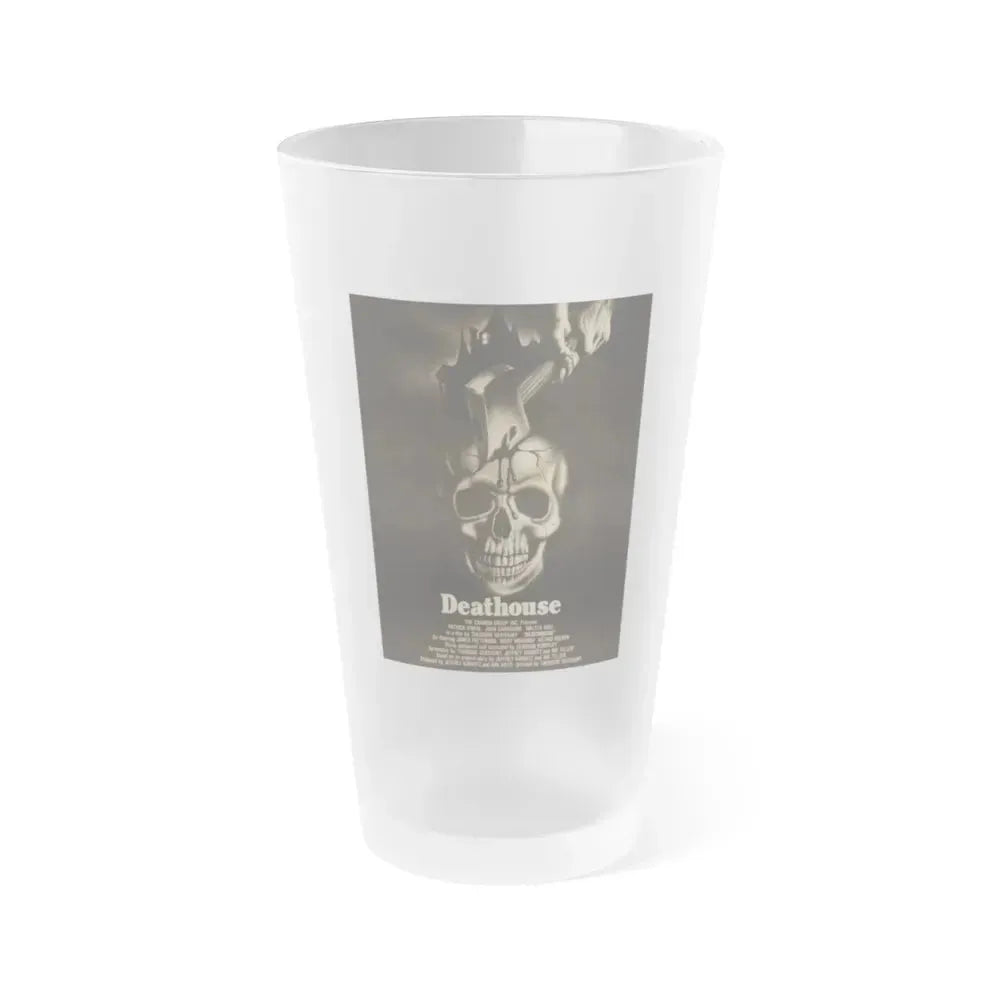 DEATHOUSE (SILENT NIGHT, BLOODY NIGHT) 1972 Movie Poster - Frosted Pint Glass 16oz 16oz Frosted - Go Mug Yourself