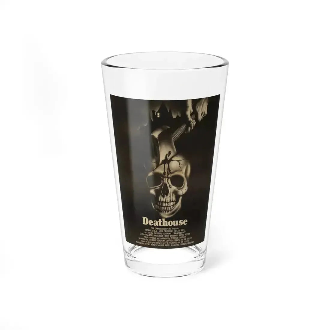 DEATHOUSE (SILENT NIGHT, BLOODY NIGHT) 1972 Movie Poster - Pint Glass 16oz 16oz - Go Mug Yourself