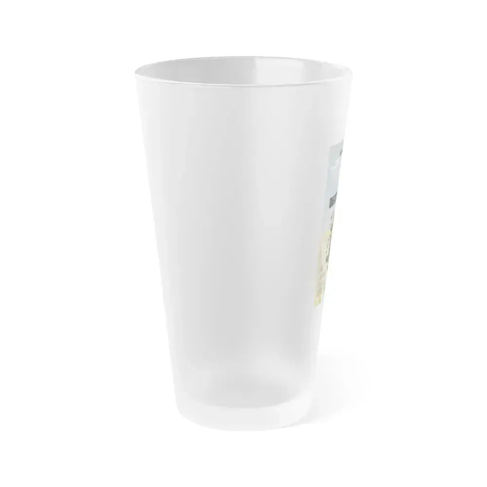 DEATHSPORT 1978 Movie Poster - Frosted Pint Glass 16oz - Go Mug Yourself