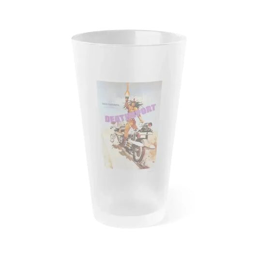 DEATHSPORT (2) 1978 Movie Poster - Frosted Pint Glass 16oz 16oz Frosted - Go Mug Yourself