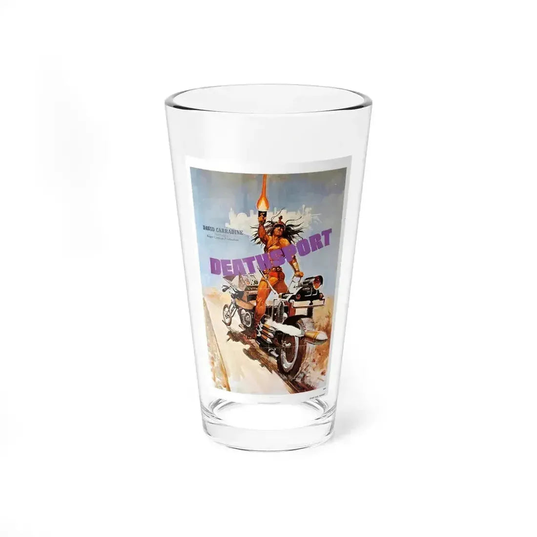 DEATHSPORT (2) 1978 Movie Poster - Pint Glass 16oz 16oz - Go Mug Yourself