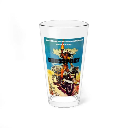 DEATHSPORT (DANISH) 1978 Movie Poster - Pint Glass 16oz 16oz - Go Mug Yourself