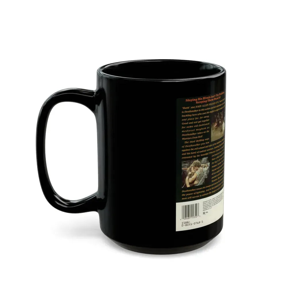 DEATHSTALKER 3 (VHS COVER) - Black Coffee Mug - Go Mug Yourself