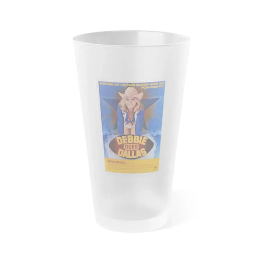 DEBBIE DOES DALLAS 1978 Movie Poster - Frosted Pint Glass 16oz Default Title - Go Mug Yourself