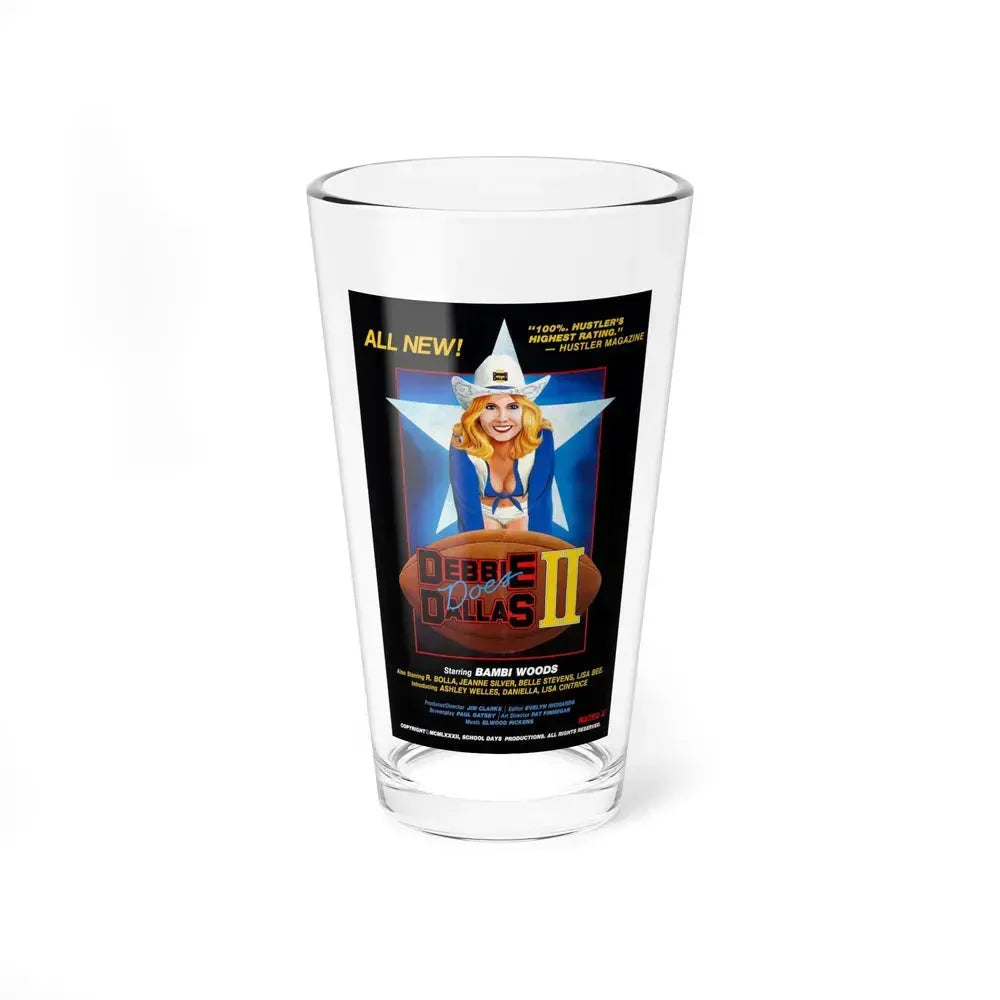DEBBIE DOES DALLAS 2 1981 Movie Poster - Pint Glass 16oz 16oz - Go Mug Yourself