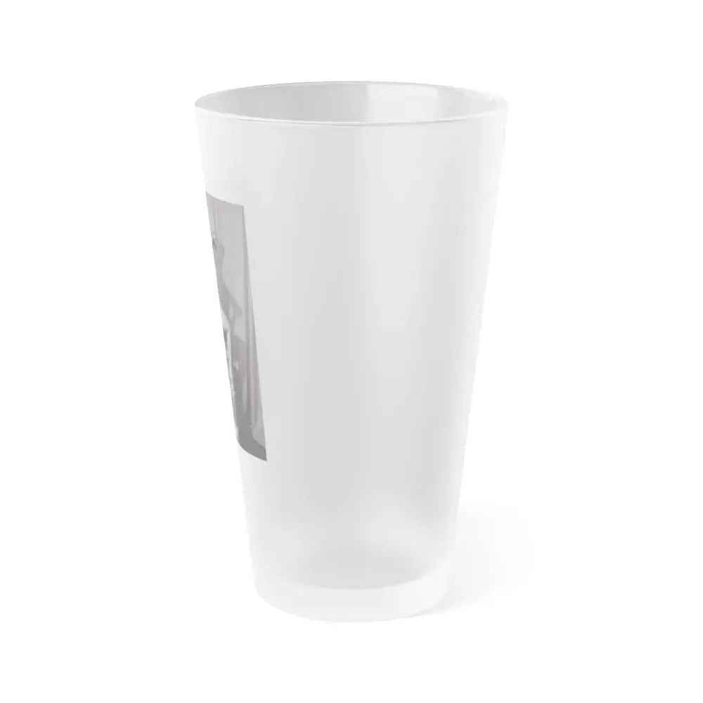 Debra Paget #08 (Vintage Female Icon) Frosted Pint Glass 16oz - Go Mug Yourself
