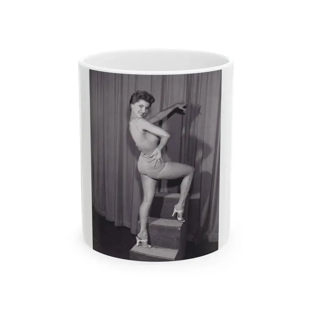 Debra Paget #08 (Vintage Female Icon) White Coffee Mug 11oz - Go Mug Yourself