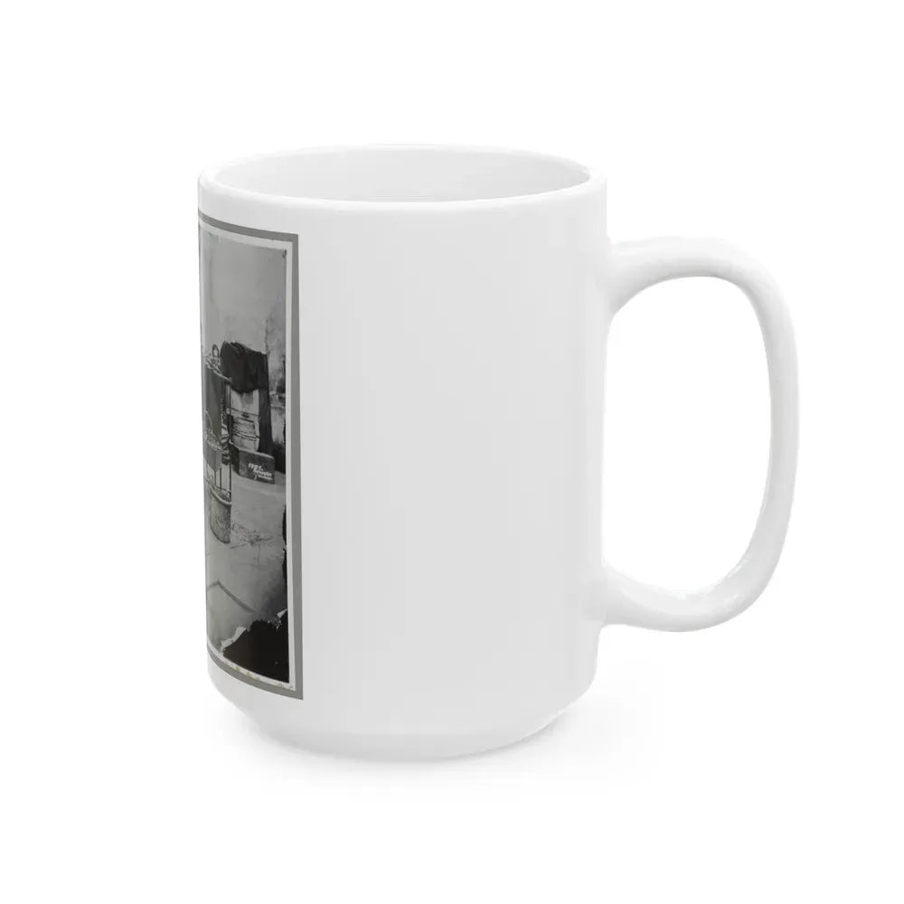 Deck Of Warship (U.S. Civil War) White Coffee Mug - Go Mug Yourself