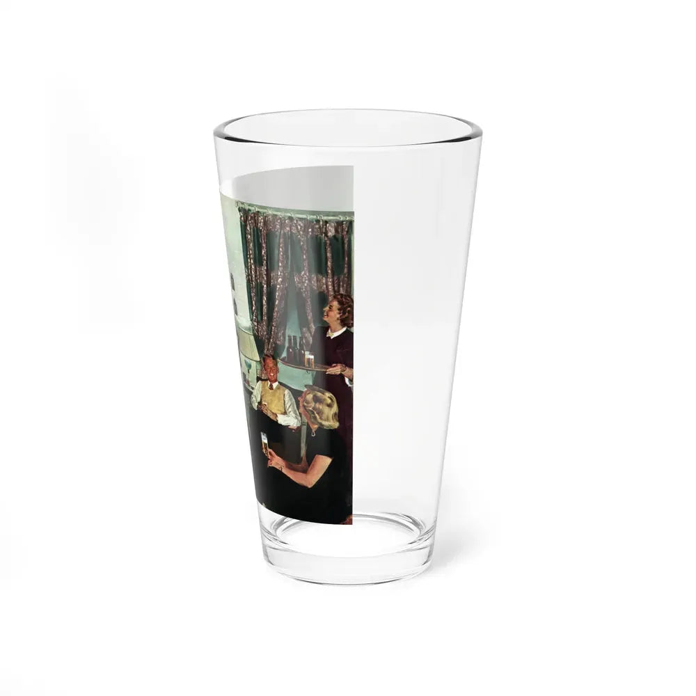 Decorating For Christmas, Collier's, December 24, 1949 - Pint Glass 16oz - Go Mug Yourself