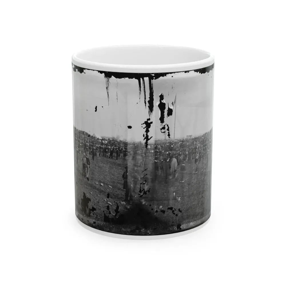 Dedication Ceremonies At The Soldiers' National Cemetery, Gettysburg, Pennsylvania(2) (U.S. Civil War) White Coffee Mug 11oz - Go Mug Yourself