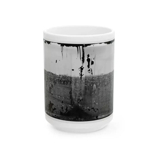 Dedication Ceremonies At The Soldiers' National Cemetery, Gettysburg, Pennsylvania(2) (U.S. Civil War) White Coffee Mug 15oz - Go Mug Yourself