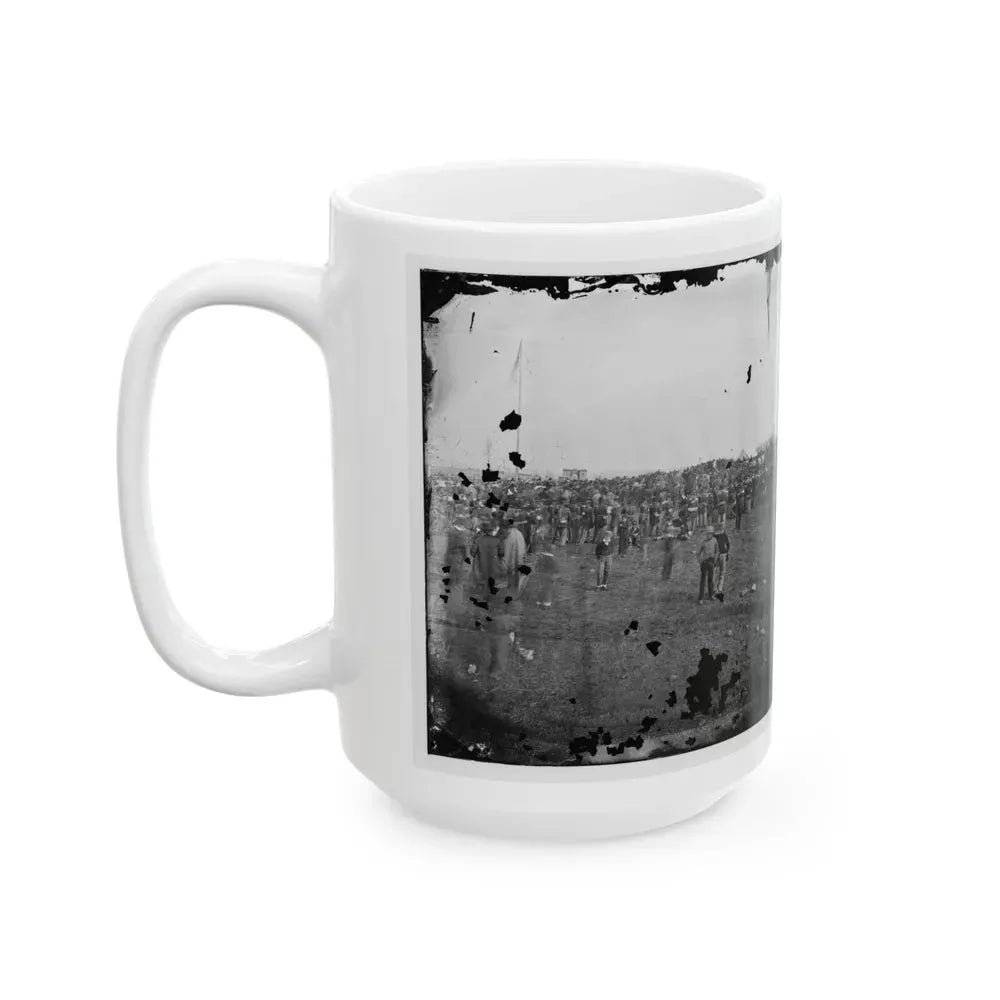 Dedication Ceremonies At The Soldiers' National Cemetery, Gettysburg, Pennsylvania(2) (U.S. Civil War) White Coffee Mug - Go Mug Yourself