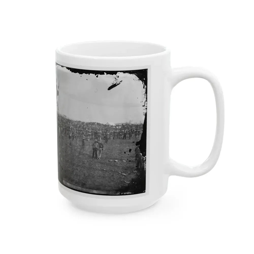 Dedication Ceremonies At The Soldiers' National Cemetery, Gettysburg, Pennsylvania(2) (U.S. Civil War) White Coffee Mug - Go Mug Yourself