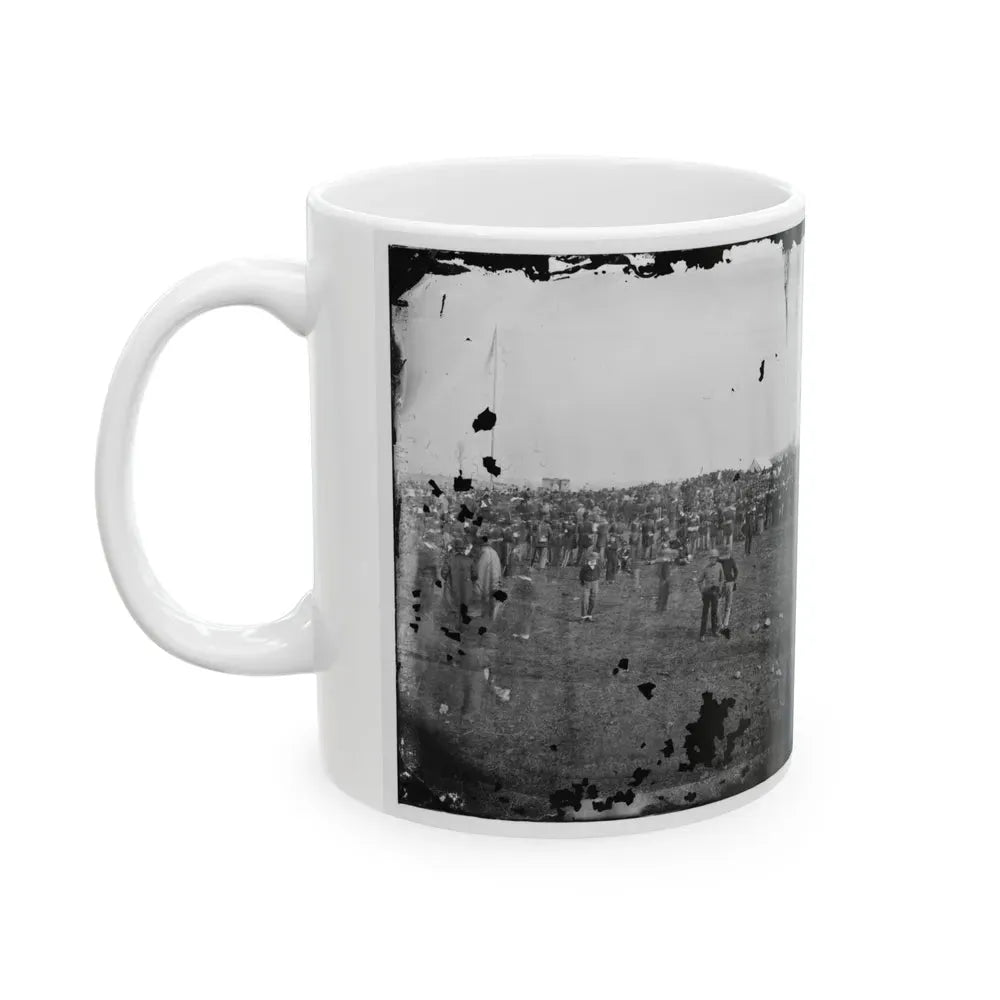 Dedication Ceremonies At The Soldiers' National Cemetery, Gettysburg, Pennsylvania(2) (U.S. Civil War) White Coffee Mug - Go Mug Yourself