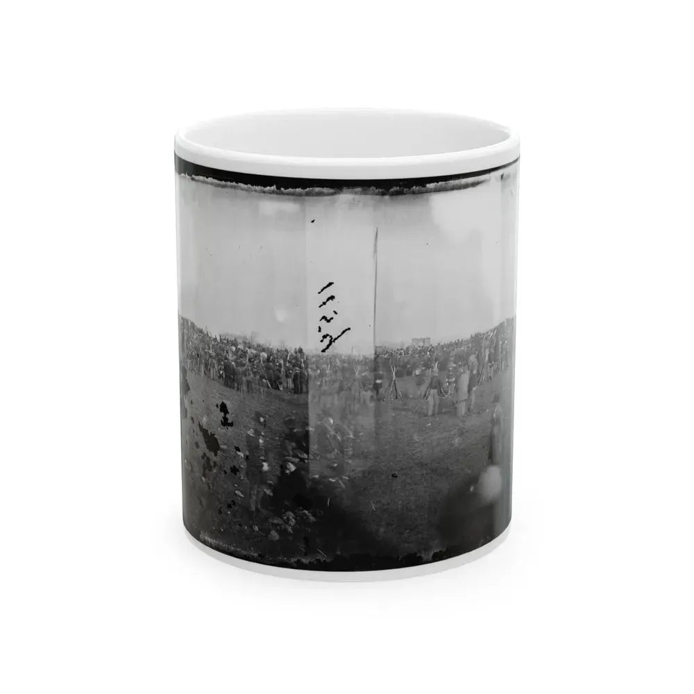 Dedication Ceremonies At The Soldiers' National Cemetery, Gettysburg, Pennsylvania (U.S. Civil War) White Coffee Mug 11oz - Go Mug Yourself