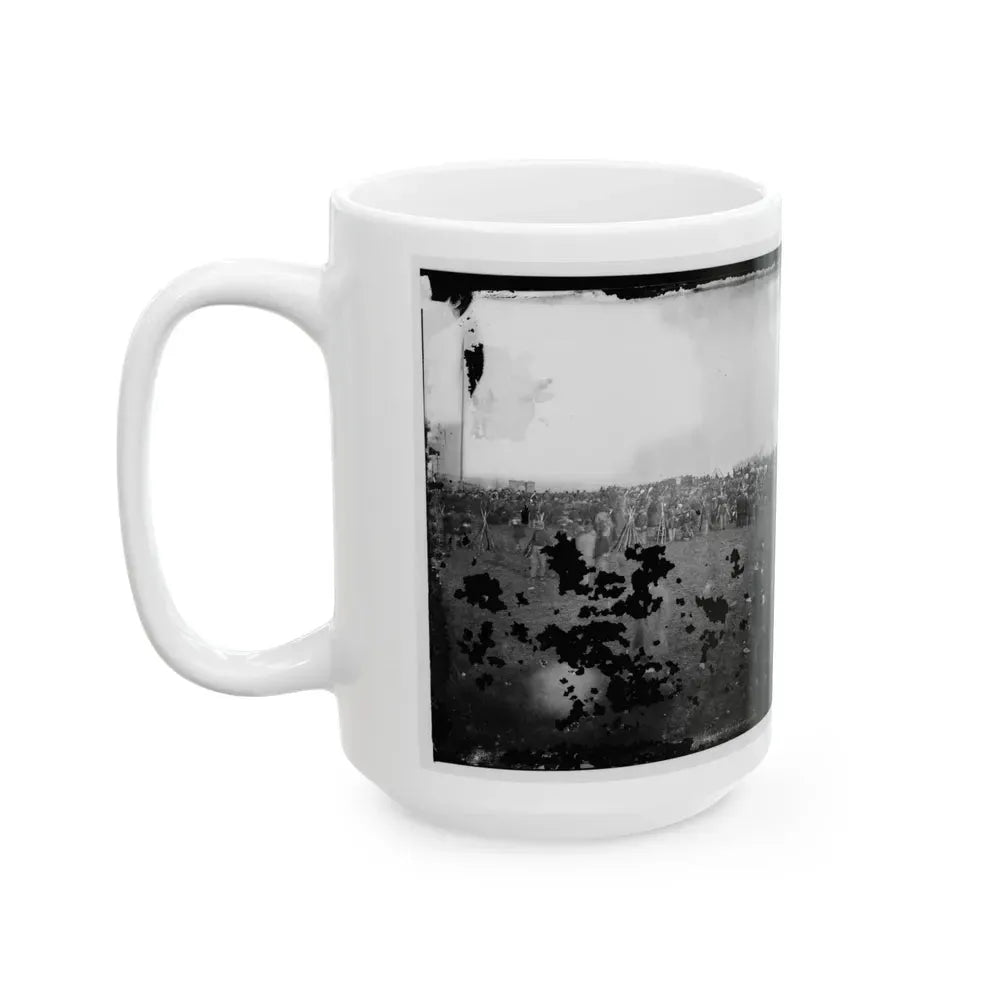 Dedication Ceremonies At The Soldiers' National Cemetery, Gettysburg, Pennsylvania (U.S. Civil War) White Coffee Mug - Go Mug Yourself