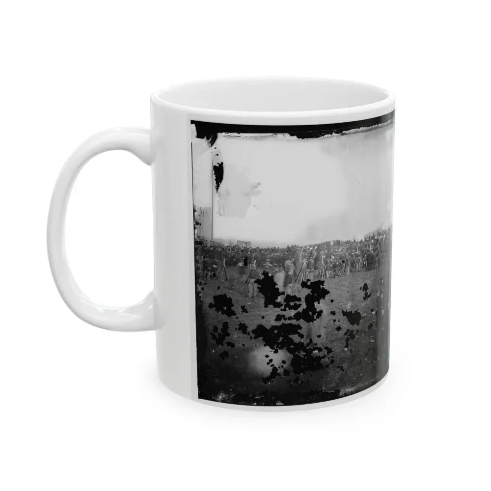 Dedication Ceremonies At The Soldiers' National Cemetery, Gettysburg, Pennsylvania (U.S. Civil War) White Coffee Mug - Go Mug Yourself