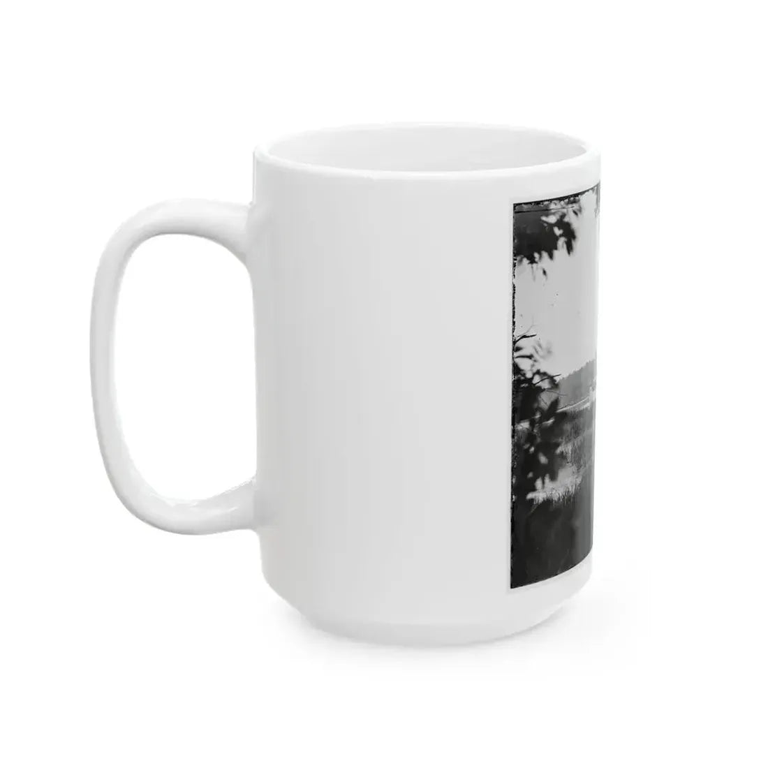 Deep Bottom, Va. U.S. Gunboat Mendota (In Service May 2, 1864) On The James (U.S. Civil War) White Coffee Mug - Go Mug Yourself