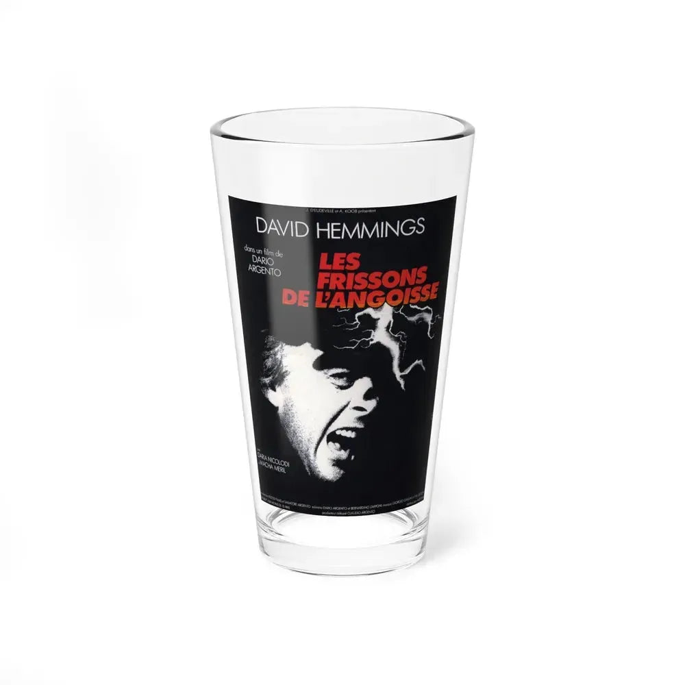 DEEP RED (FRENCH) 1975 Movie Poster - Pint Glass 16oz 16oz - Go Mug Yourself