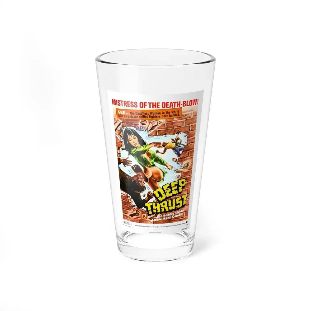 DEEP THRUST 1972 Movie Poster - Pint Glass 16oz 16oz - Go Mug Yourself