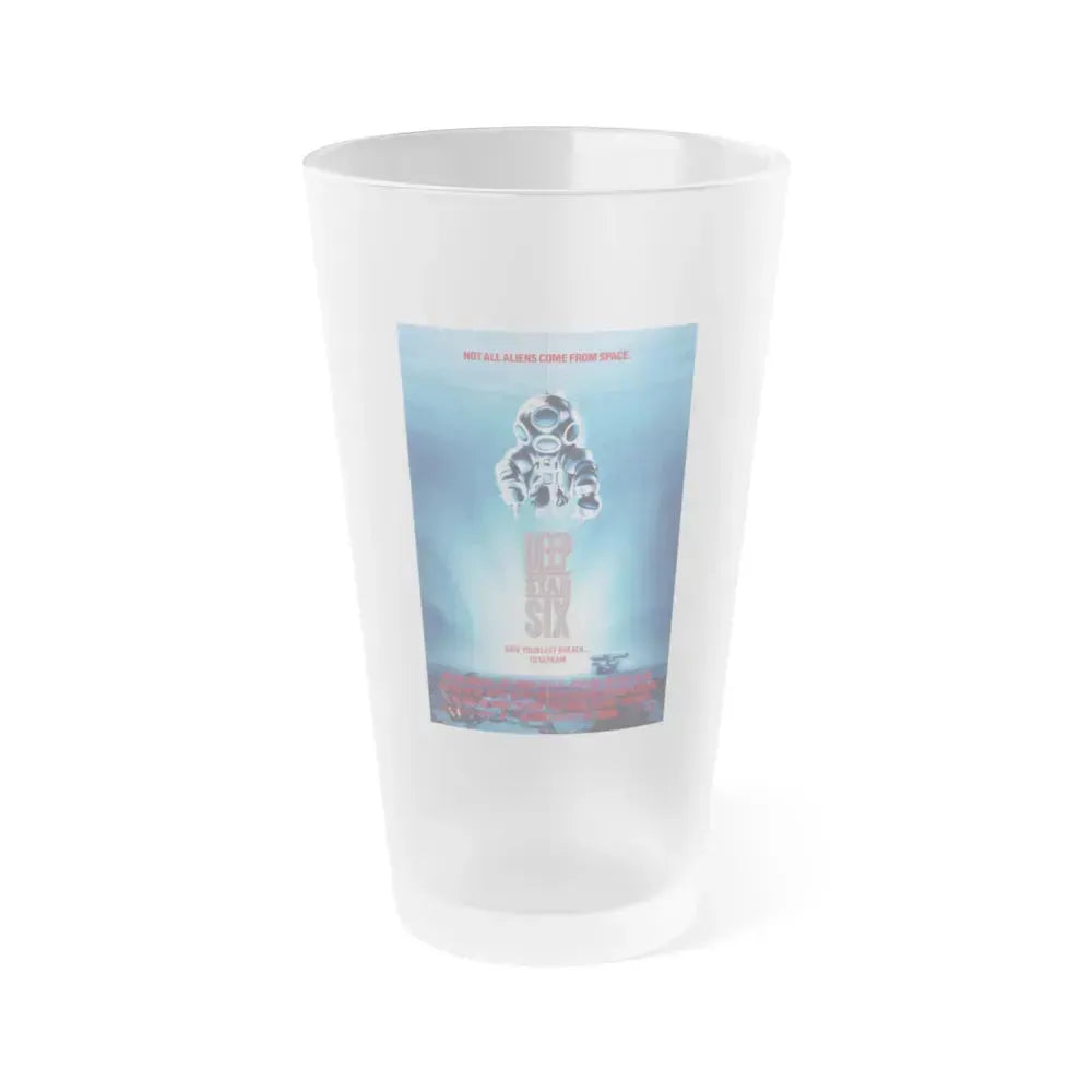 DEEPSTAR SIX 1989 Movie Poster - Frosted Pint Glass 16oz 16oz Frosted - Go Mug Yourself
