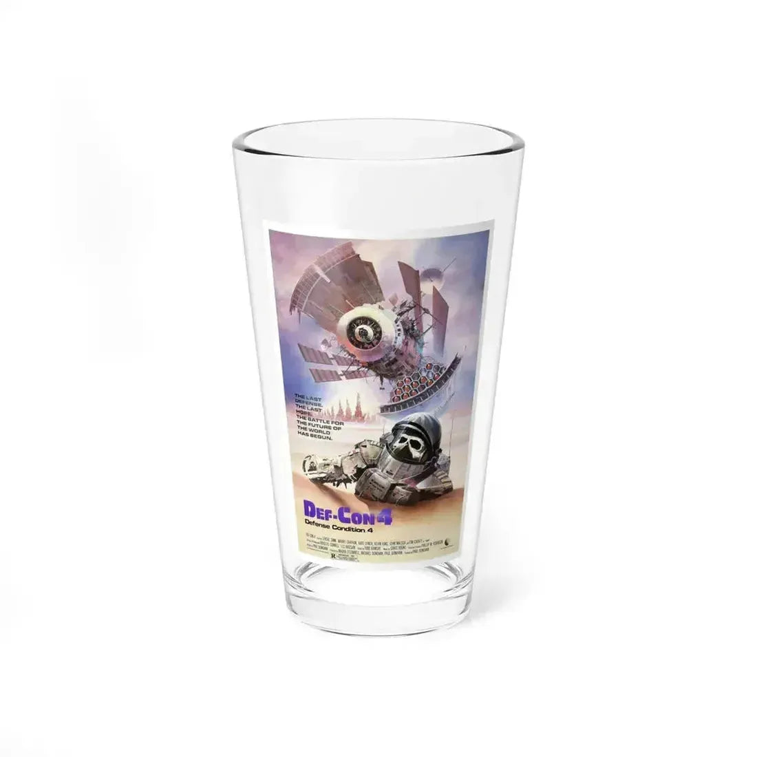 DEF CON 4 1985 Movie Poster - Pint Glass 16oz 16oz - Go Mug Yourself