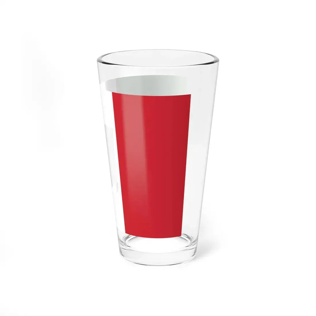 Defaced Italian flag (Italy) Pint Glass 16oz - Go Mug Yourself