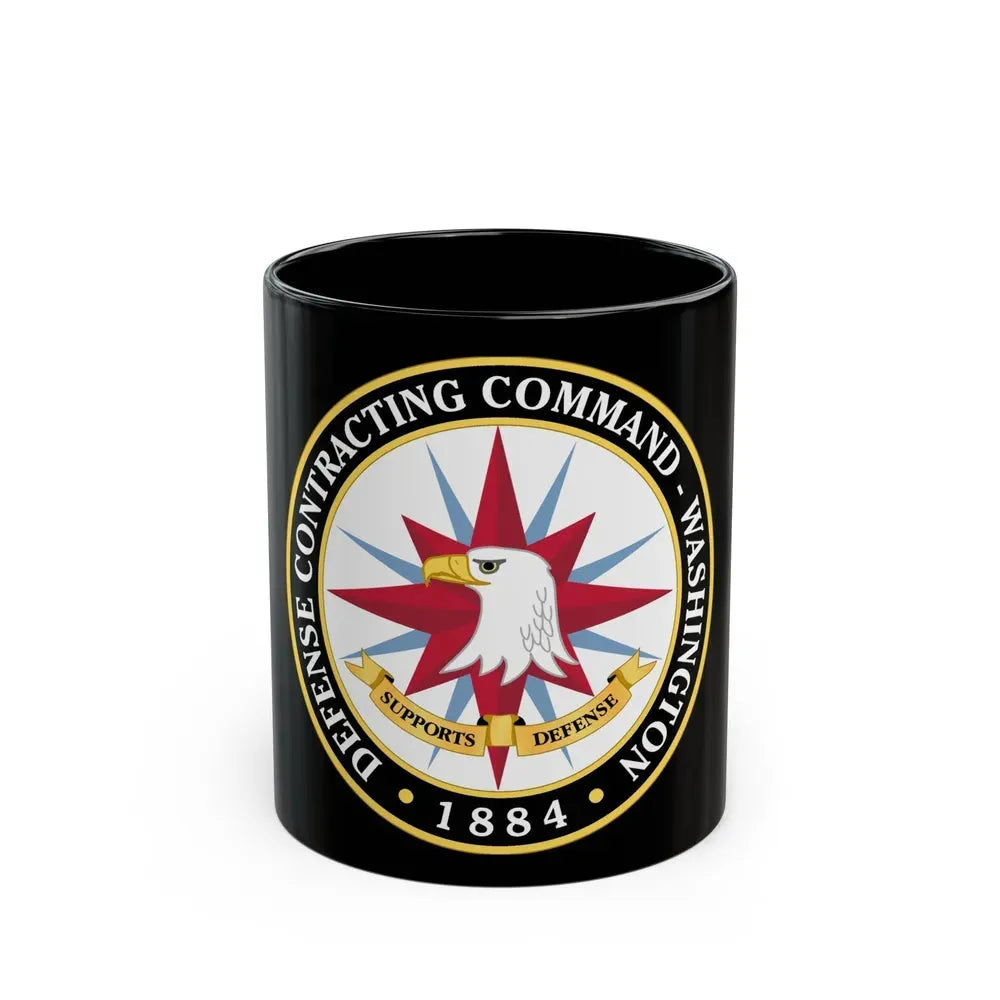 Defense Contracting Command Washington (U.S. Army) Black Coffee Mug 11oz - Go Mug Yourself