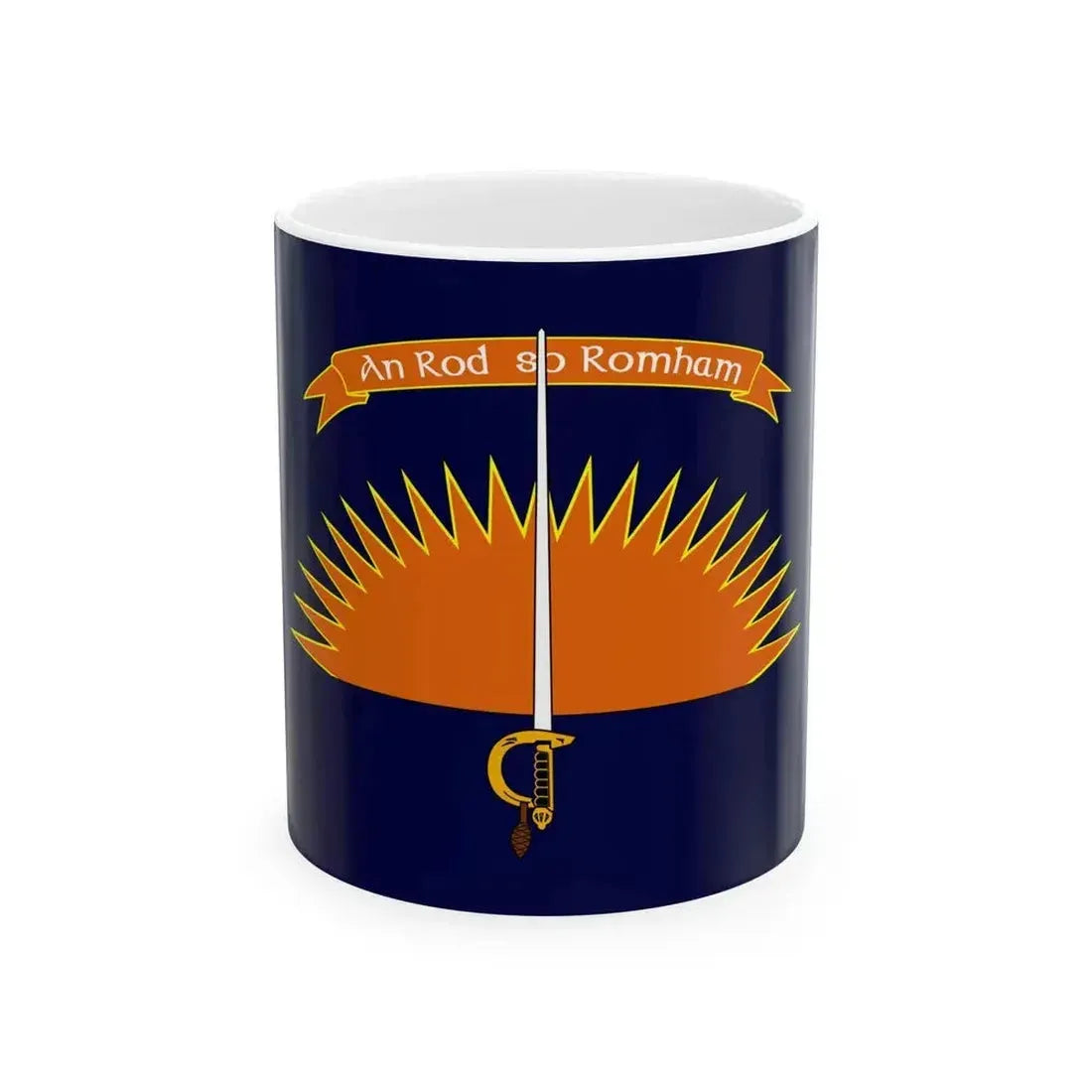 Defense Forces Cadet Colours Ireland (Ireland) White Coffee Mug 11oz - Go Mug Yourself