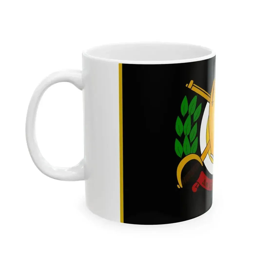 Defense Forces Cavalry Corps Flag Ireland (Ireland) White Coffee Mug - Go Mug Yourself