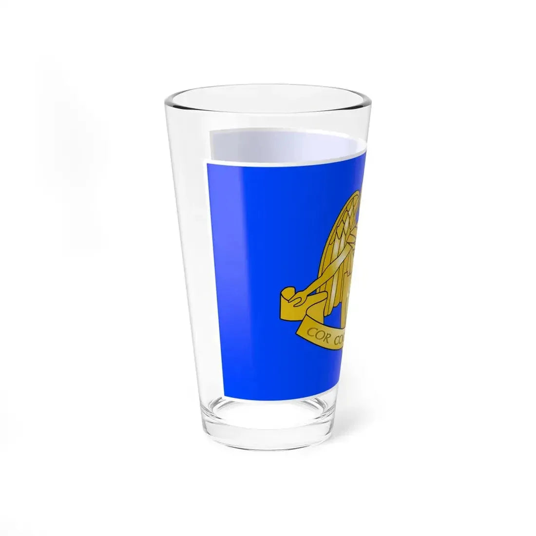 Defense Forces Communications and Information Services Corps Flag Ireland (Ireland) Pint Glass 16oz - Go Mug Yourself